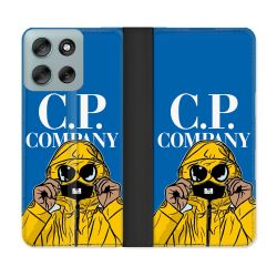 Housse cuir portefeuille Pour Motorola G56 5G CP Company