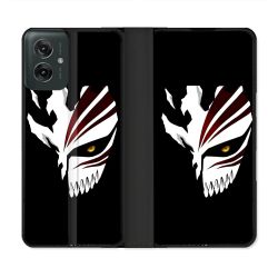 Housse cuir portefeuille Pour Motorola G55 5G Manga Bleach Masque