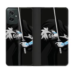 Housse cuir portefeuille Pour Motorola G55 5G Manga Boruto Epée