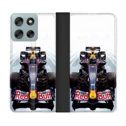 Housse cuir portefeuille Pour Motorola G56 5G Formule 1 F1 Red Bull