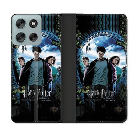 Housse cuir portefeuille Pour Motorola G56 5G Harry Potter Azkaban