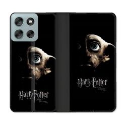 Housse cuir portefeuille Pour Motorola G56 5G Harry Potter Hollows Dobby