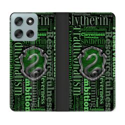 Housse cuir portefeuille Pour Motorola G56 5G Harry Potter Serpentar