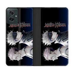 Housse cuir portefeuille Pour Motorola G55 5G Manga Jujutsu Kaisen