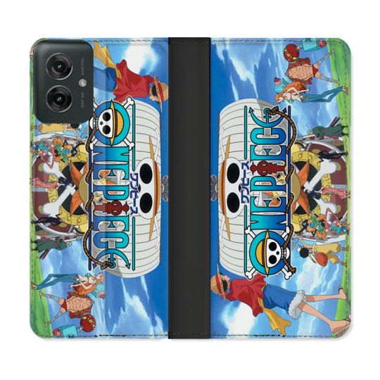 Housse cuir portefeuille Pour Motorola G55 5G Manga One Piece Sunny