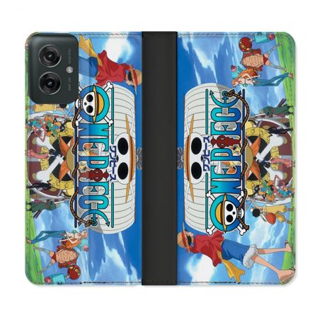 Housse cuir portefeuille Pour Motorola G55 5G Manga One Piece Sunny