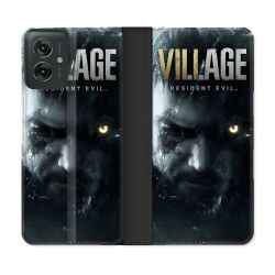 Housse cuir portefeuille Pour Motorola G55 5G Resident Evil