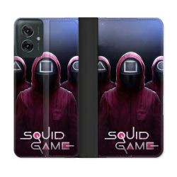Housse cuir portefeuille Pour Motorola G55 5G Squid Game