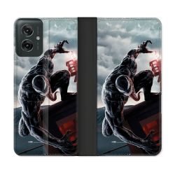 Housse cuir portefeuille Pour Motorola G55 5G Venom