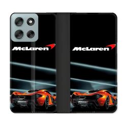 Housse cuir portefeuille Pour Motorola G56 5G Mc Laren