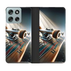 Housse cuir portefeuille Pour Motorola G56 5G Pokemon Pikachu Eclair