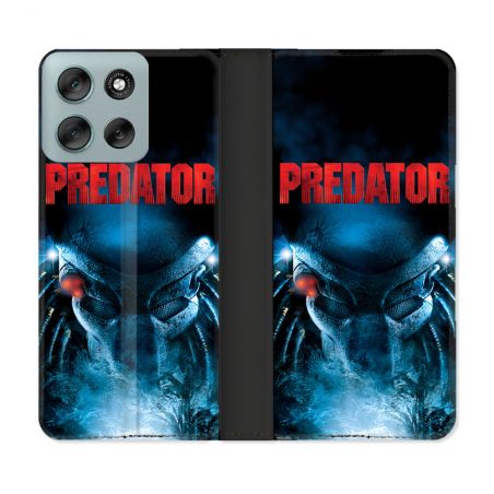 Housse cuir portefeuille Pour Motorola G56 5G Predator Affiche