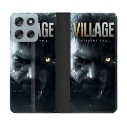 Housse cuir portefeuille Pour Motorola G56 5G Resident Evil