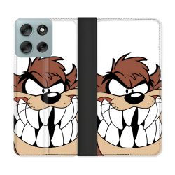 Housse cuir portefeuille Pour Motorola G56 5G Taz