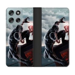 Housse cuir portefeuille Pour Motorola G56 5G Venom