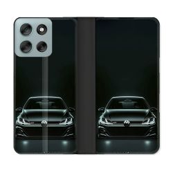 Housse cuir portefeuille Pour Motorola G56 5G Volkwagen Golf GTI