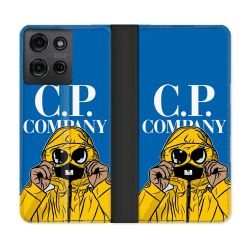 Housse cuir portefeuille Pour Motorola G75 5G CP Company