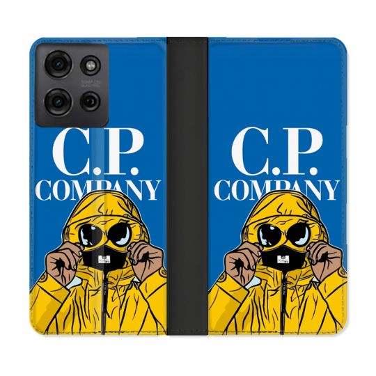 Housse cuir portefeuille Pour Motorola G75 5G CP Company