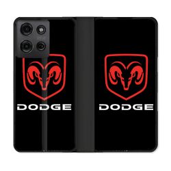Housse cuir portefeuille Pour Motorola G75 5G Dodge