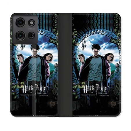Housse cuir portefeuille Pour Motorola G75 5G Harry Potter Azkaban