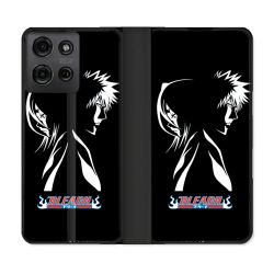 Housse cuir portefeuille Pour Motorola G75 5G Manga Bleach Duo