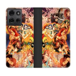 Housse cuir portefeuille Pour Motorola G75 5G Manga One Piece Nakama