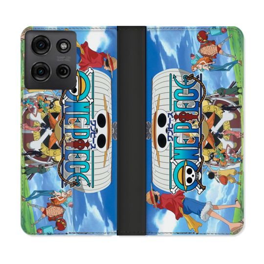 Housse cuir portefeuille Pour Motorola G75 5G Manga One Piece Sunny
