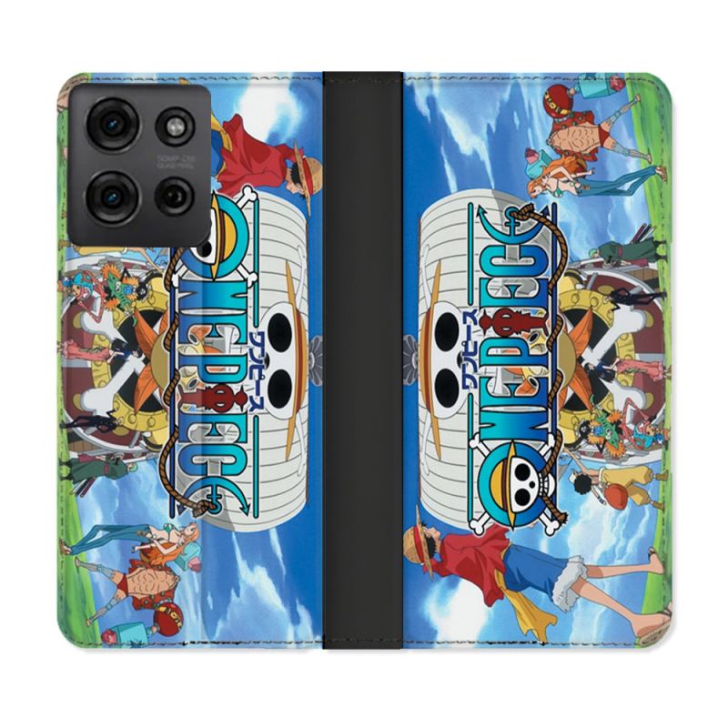 Housse cuir portefeuille Pour Motorola G75 5G Manga One Piece Sunny