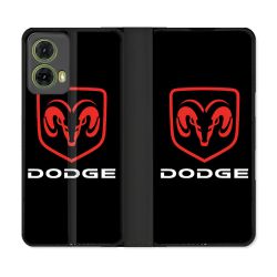 Housse cuir portefeuille Pour Motorola G85 5G Dodge