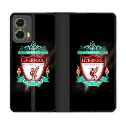 Housse cuir portefeuille Pour Motorola G85 5G Foot Liverpool