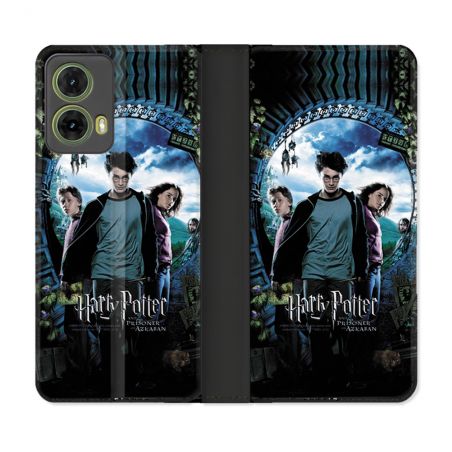 Housse cuir portefeuille Pour Motorola G85 5G Harry Potter Azkaban