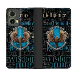 Housse cuir portefeuille Pour Motorola G85 5G Harry Potter Serdaigle