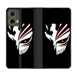 Housse cuir portefeuille Pour Motorola G85 5G Manga Bleach Masque