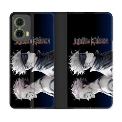 Housse cuir portefeuille Pour Motorola G85 5G Manga Jujutsu Kaisen