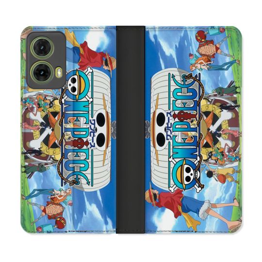 Housse cuir portefeuille Pour Motorola G85 5G Manga One Piece Sunny