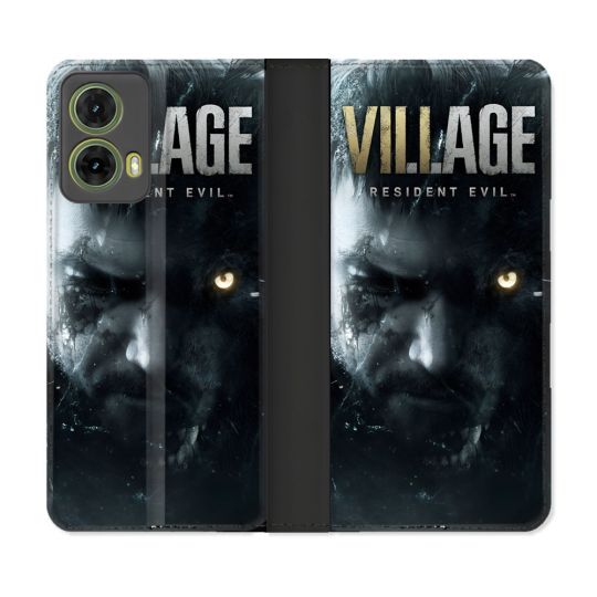 Housse cuir portefeuille Pour Motorola G85 5G Resident Evil