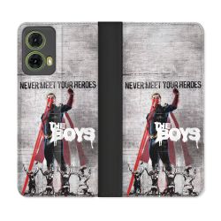 Housse cuir portefeuille Pour Motorola G85 5G The Boys Affiche