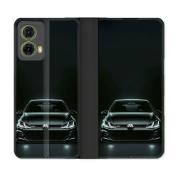 Housse cuir portefeuille Pour Motorola G85 5G Volkwagen Golf GTI
