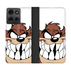 Housse cuir portefeuille Pour Motorola G75 5G Taz