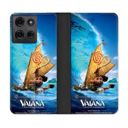 Housse cuir portefeuille Pour Motorola G75 5G Vaiana