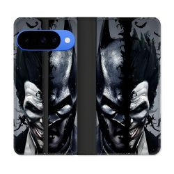 Housse cuir portefeuille Pour Google Pixel 10 Batman Joker