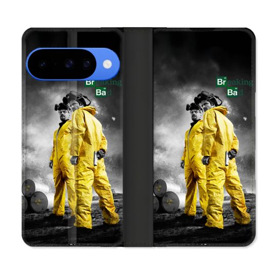 Housse cuir portefeuille Pour Google Pixel 10 Breaking Bad Affiche