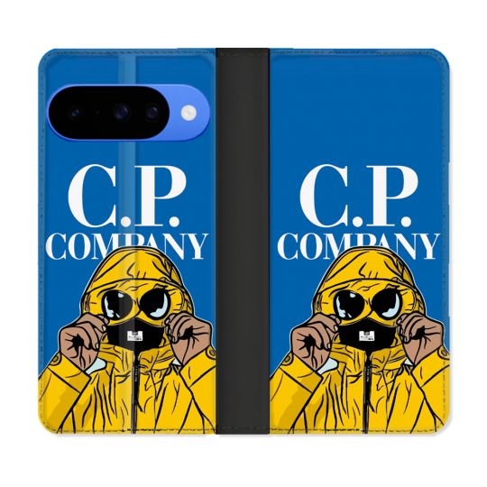 Housse cuir portefeuille Pour Google Pixel 10 CP Company