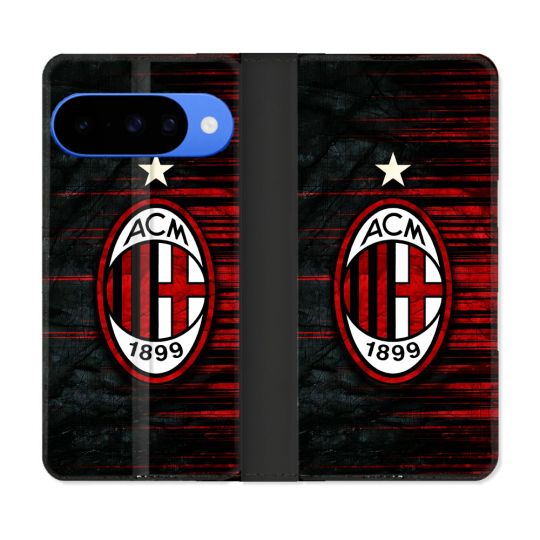 Housse cuir portefeuille Pour Google Pixel 10 Foot Milan AC