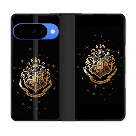 Housse cuir portefeuille Pour Google Pixel 10 Harry Potter Poudlard