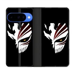 Housse cuir portefeuille Pour Google Pixel 10 Manga Bleach Masque