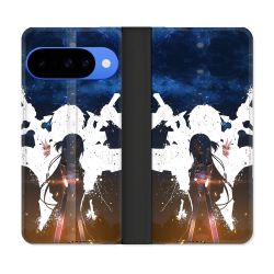 Housse cuir portefeuille Pour Google Pixel 10 Manga SAO sword Art Online Asuna