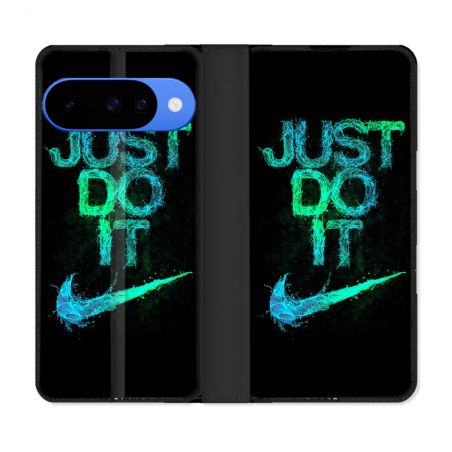 Housse cuir portefeuille Pour Google Pixel 10 Nike Just Do It