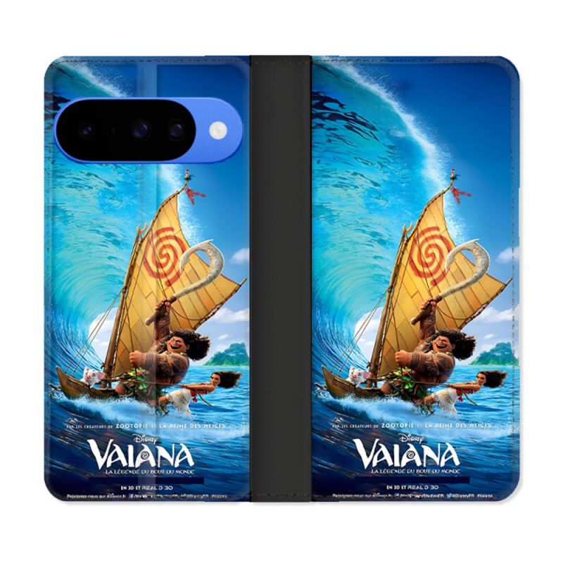 Housse cuir portefeuille Pour Google Pixel 10 Vaiana
