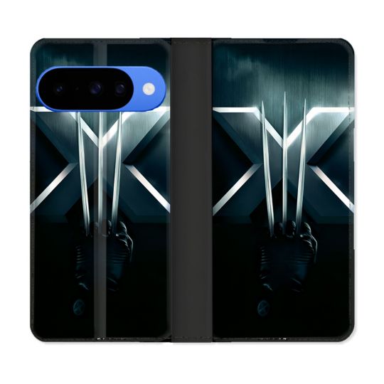 Housse cuir portefeuille Pour Google Pixel 10 Xmen